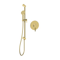 Vianca-gd Shower set with hand shower on rail and integrated elbow connector