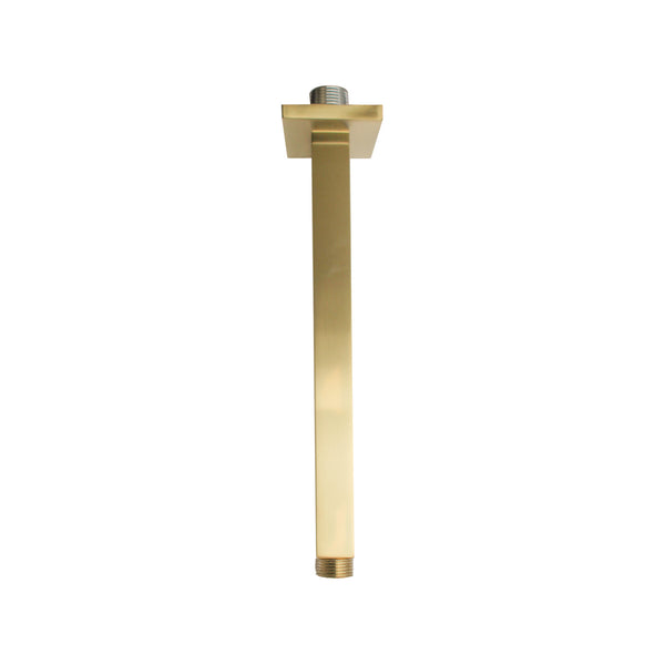 10’’ brushed brass (gold) square shower arm