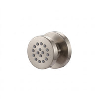 4 Movable Round Brushed Nickel Body Jets