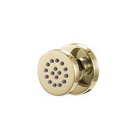 4 movable brushed brass (gold) round body jets