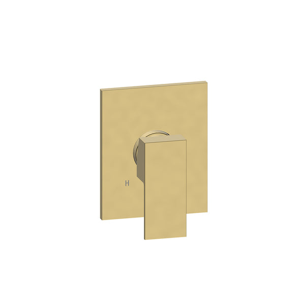 SQUARE BRUSHED BRASS FINISH KIT