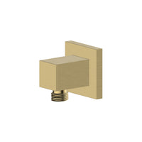 SQUARE FEED ELBOW BRUSHED GOLD