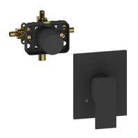 Virgilio-bk Square trim kit and rough-in