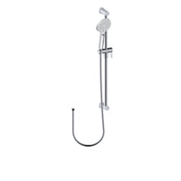 VIVIANE Chrome shower rail, hose and handshower