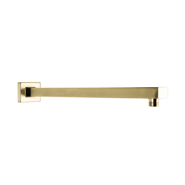 16’’ brushed brass (gold) rectangular shower arm