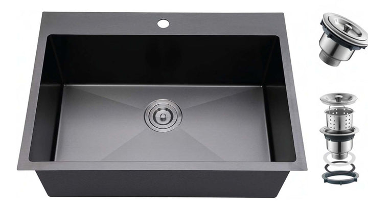 Black Stainless Steel Sink | Stainless Steel Sinks | Agua Canada