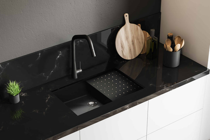 granite kitchen sink | dual mount kitchen sink