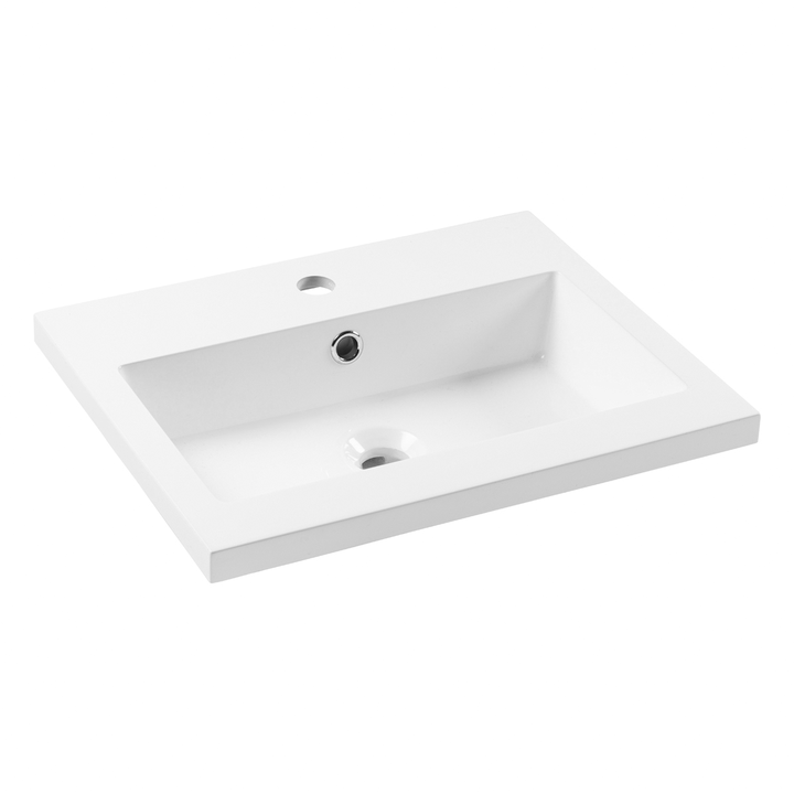 Leandro: Lavatory acrylic sink with sleek and contemporary design, perfect for modern bathrooms.