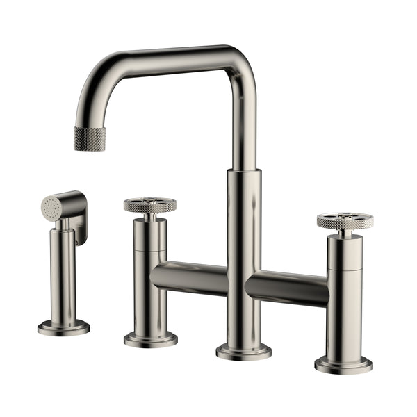 Brushed Nickel Sink Faucet With Shattaf