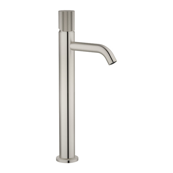 Brushed Nickel Industrial Vessel Faucet